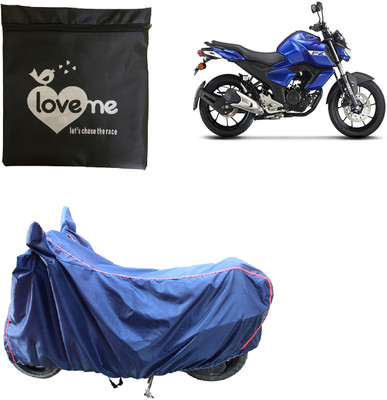 Love Me Waterproof Two Wheeler Cover for Yamaha(FZ S V3.0 FI, Blue)