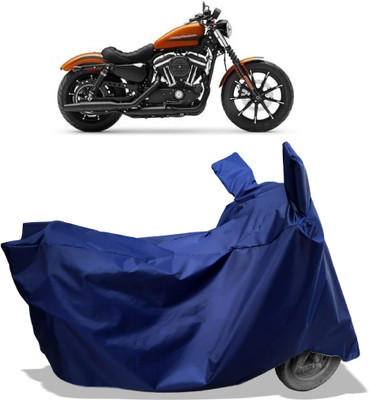 Amexride Two Wheeler Cover for Harley Davidson(Iron 883, Blue)