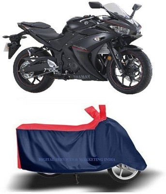 DeepShakshi AUTOMOTIVE Waterproof Two Wheeler Cover for Yamaha(YZF R25, Blue)