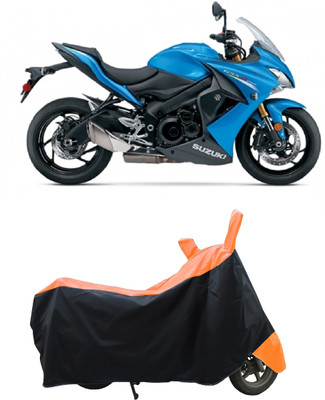 Coxtor Waterproof Two Wheeler Cover for Suzuki(GSX S1000F, Orange)