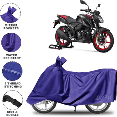 Y3H Waterproof Two Wheeler Cover for TVS(Apache RTR 160, Blue)