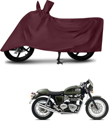 DeepShakshi AUTOMOTIVE Waterproof Two Wheeler Cover for Triumph(Thruxton 1200 R, Maroon)