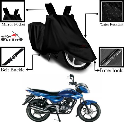 KEDIT Two Wheeler Cover for Universal For Bike(XCD 125cc, Black)