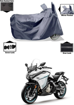 PAGORA Waterproof Two Wheeler Cover for CFMoto(650GT, Grey)