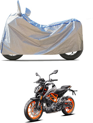 PAGORA Waterproof Two Wheeler Cover for KTM(390 Duke BS6, Silver)
