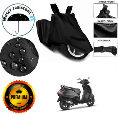 AIKOZIYA Waterproof Two Wheeler Cover for TVS(Jupiter, Black)