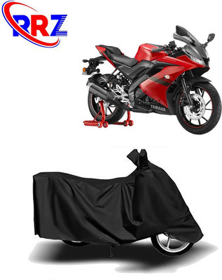 RRZ Waterproof Two Wheeler Cover for Yamaha(YZF R15 V3.0, Black)