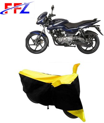 FFZ Waterproof Two Wheeler Cover for Bajaj(Pulsar, Black, Yellow)