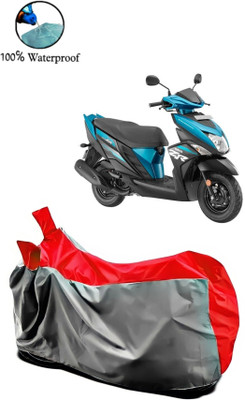 APNEK Waterproof Two Wheeler Cover for Yamaha(Ray ZR, Grey, Red)