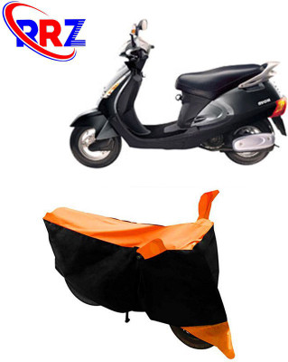 RRZ Waterproof Two Wheeler Cover for Kinetic(Nova EX, Black, Orange)
