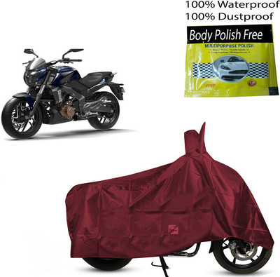 EGAL Waterproof Two Wheeler Cover for Bajaj(Dominar 250, Maroon)