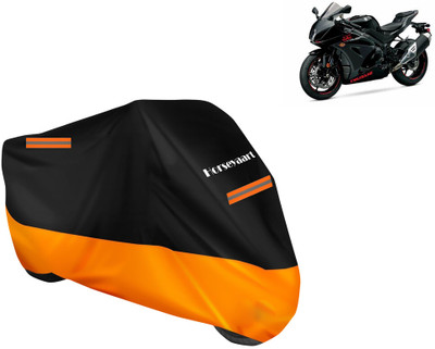 Horseyaart Waterproof Two Wheeler Cover for Suzuki(GSX R1000, Orange)