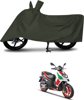 aosis Waterproof Two Wheeler Cover for Aprilia(SR 150, Green)