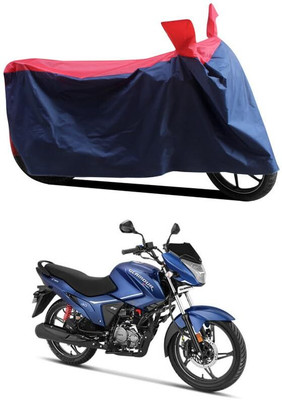 AASHTIK MART Two Wheeler Cover for Hero(Glamour BS6, Red, Blue)