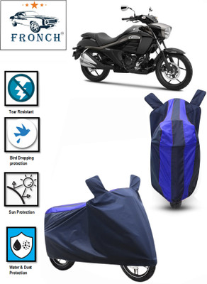 FRONCH Waterproof Two Wheeler Cover for Suzuki(intruder 150, Blue)