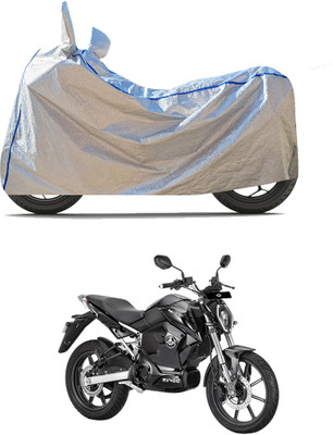 CODOKI Waterproof Two Wheeler Cover for Revolt(RV 300, Silver)