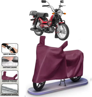 DeepShakshi AUTOMOTIVE Waterproof Two Wheeler Cover for TVS(Maroon)