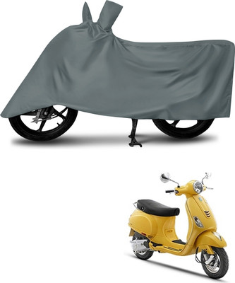 DeepShakshi AUTOMOTIVE Waterproof Two Wheeler Cover for Vespa(Vespa VXL, Grey)