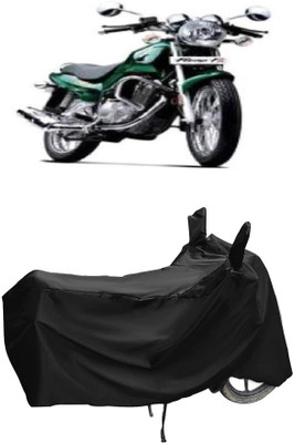 Autoprime Two Wheeler Cover for TVS(Fiero FX, Black)