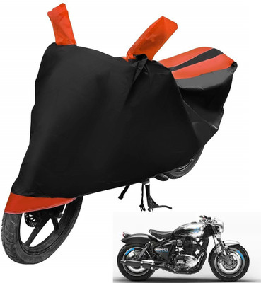Auto Hub Two Wheeler Cover for Royal Enfield(Orange)