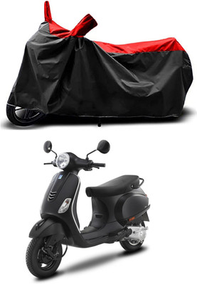 Fastak Two Wheeler Cover for Vespa(Notte 125 BS6, Red)