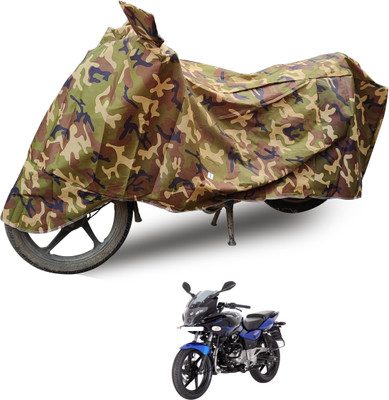 Auto Hub Waterproof Two Wheeler Cover for Bajaj(Pulsar 220F, Multicolor)