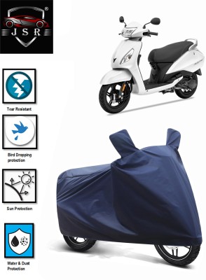 J S R Waterproof Two Wheeler Cover for TVS(Jupiter, Blue)