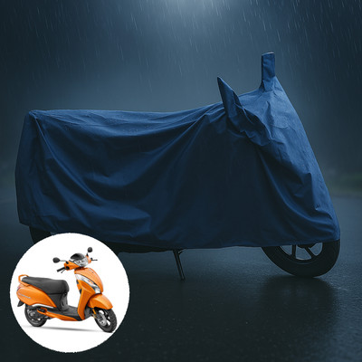 PAGORA Waterproof Two Wheeler Cover for TVS(Jupiter 125, Blue)