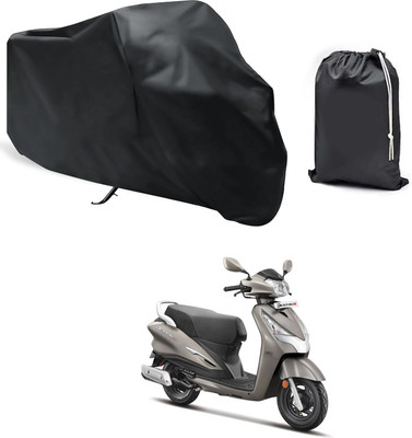 PAGORA Waterproof Two Wheeler Cover for Hero(Destini 125, Black)