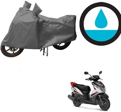 DeepShakshi AUTOMOTIVE Waterproof Two Wheeler Cover for Yamaha(Ray Z, Grey)