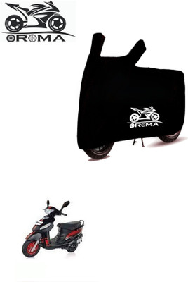 THE REAL ARV Waterproof Two Wheeler Cover for Mahindra(Rodeo UZO, Black)
