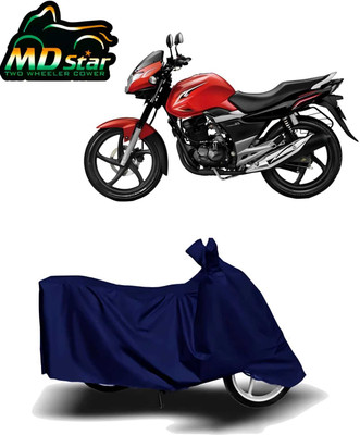 Mdstar Waterproof Two Wheeler Cover for Suzuki(GS 150R, Black)