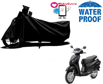 Mobidezire Two Wheeler Cover for Honda(Activa 125, Black)