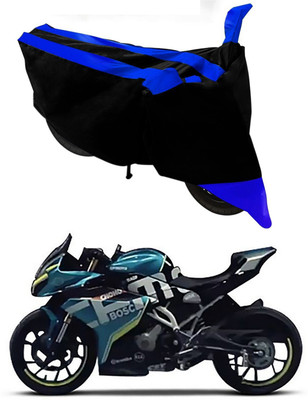 Mdstar Waterproof Two Wheeler Cover for CFMoto(250SR, Blue, Black)