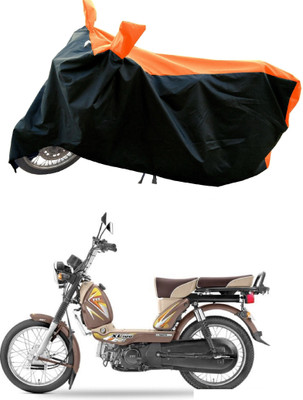 DeepShakshi AUTOMOTIVE Waterproof Two Wheeler Cover for TVS(XL 100 Comfort BS6, Orange)