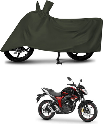 aosis Waterproof Two Wheeler Cover for Suzuki(Gixxer Special Edition, Green)