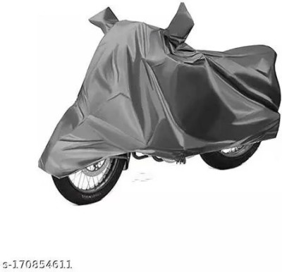 AUTOCAD Waterproof Two Wheeler Cover for Yamaha(Fascino 125 FI, Grey)