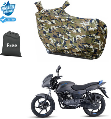 CODOKI Waterproof Two Wheeler Cover for Bajaj(Pulsar 125 Neon BS6, Yellow)