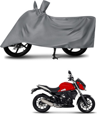 DeepShakshi AUTOMOTIVE Waterproof Two Wheeler Cover for Mahindra(MOJO XT 300, Grey)