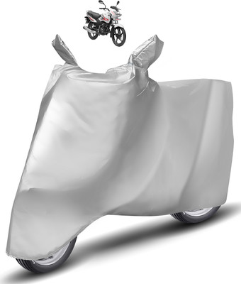 Caronix Two Wheeler Cover for TVS(Sport, Silver)