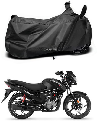 SK AUTO Two Wheeler Cover for Hero(Glamour FI, Black)