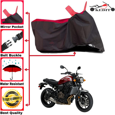AASHTIK MART Two Wheeler Cover for Yamaha(XSR300, Red, Black)