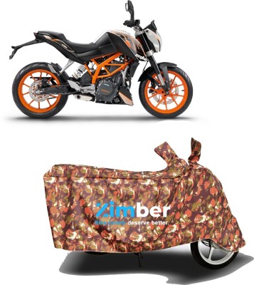 ZIMBER Two Wheeler Cover for KTM(390 Duke, Blue)