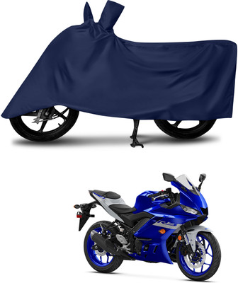 Mdstar Waterproof Two Wheeler Cover for Yamaha(YZF R3, Blue)