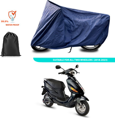 CODOKI Waterproof Two Wheeler Cover for Hero(Electric Cruz BS6, Blue)