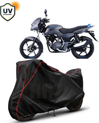 RRZ Waterproof Two Wheeler Cover for Bajaj(Pulsar 125, Black, Red)
