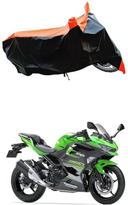 VESMEI Two Wheeler Cover for Kawasaki(Ninja 300 BS6, Orange)