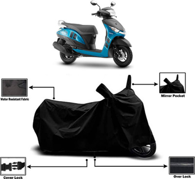KEDIT Two Wheeler Cover for Yamaha(Alpha, Black)
