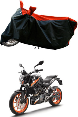 DeepShakshi AUTOMOTIVE Waterproof Two Wheeler Cover for KTM(Duke 200, Red)