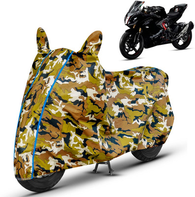AUTOMOZEXO Waterproof Two Wheeler Cover for TVS(Apache RR 310, Multicolor)